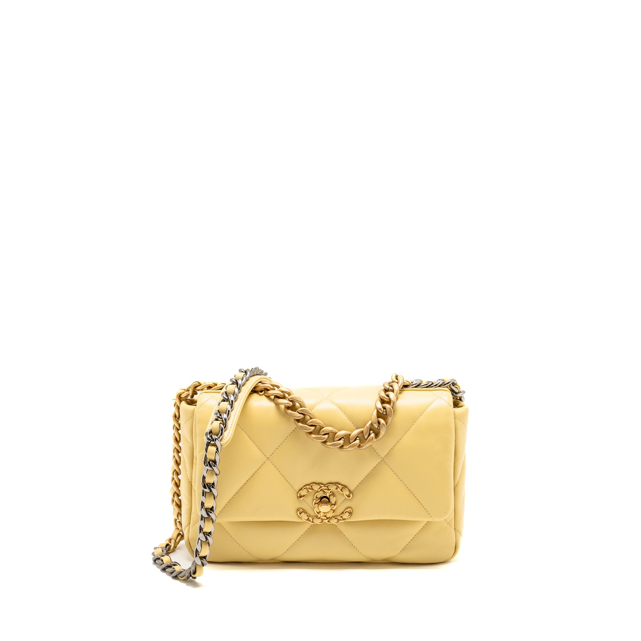 chanel-small-19-bag-lambskin-yellow-multicolour-hardware-microchip