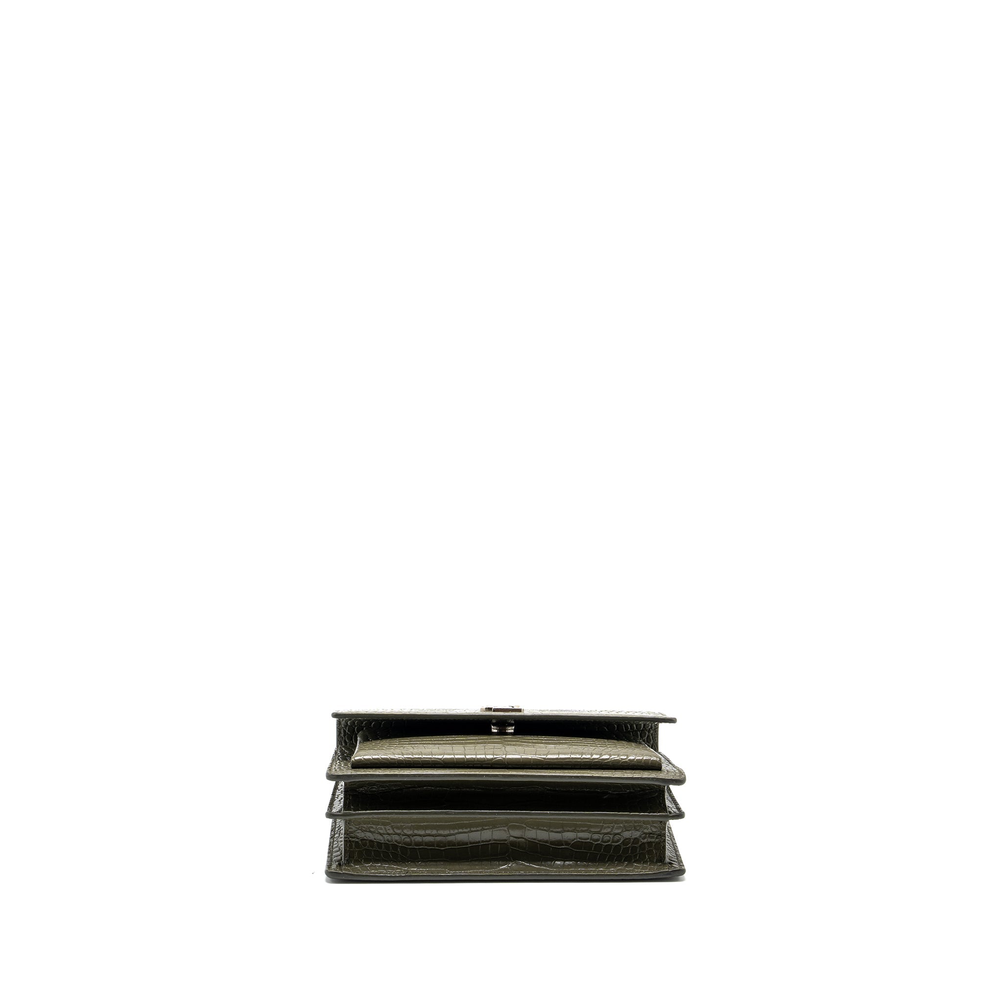 saint-laurent-ysl-sunset-bag-croc-embossed-calfskin-khaki-shw-copy-1