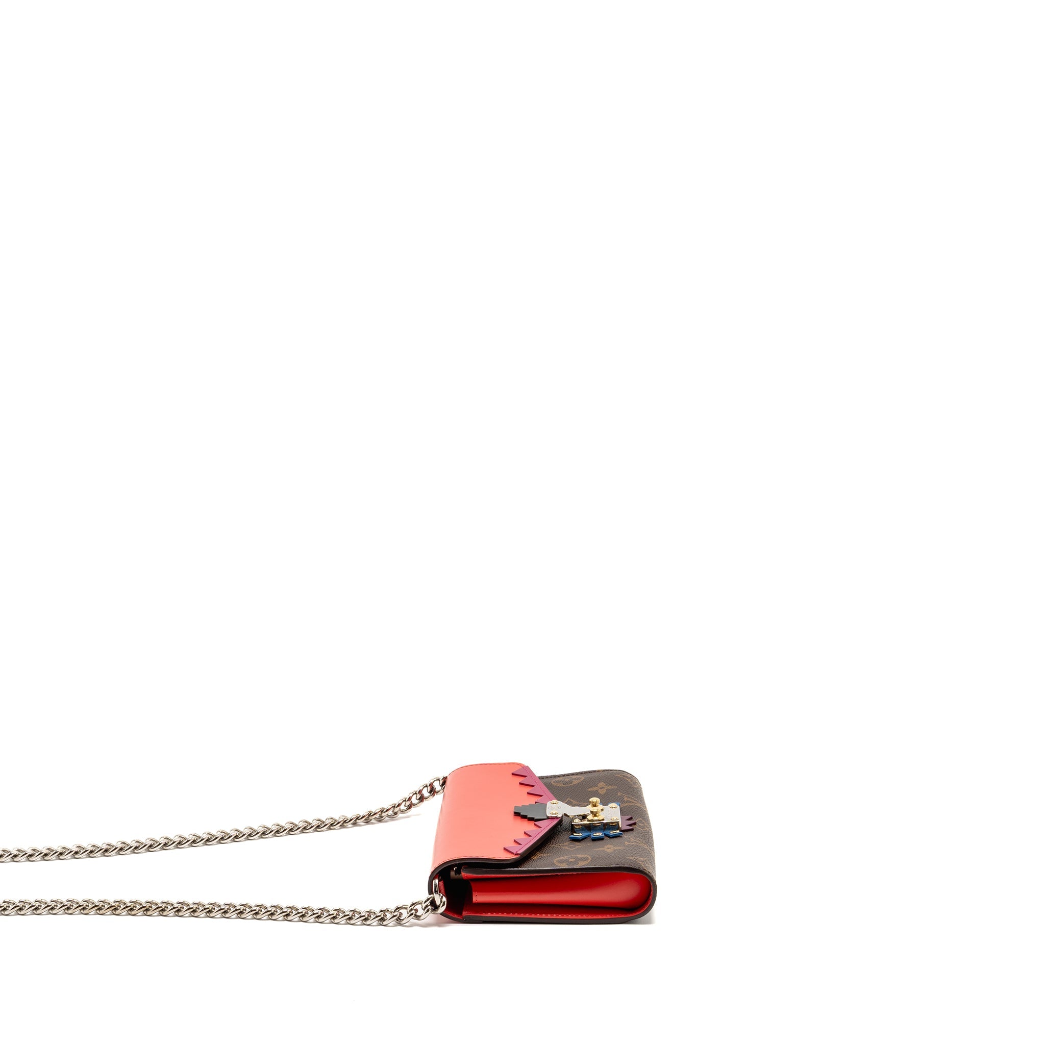 louis-vuitton-totem-chain-wallet-monogram-cavas-calfskin-multicolour-with-multicolour-hardware
