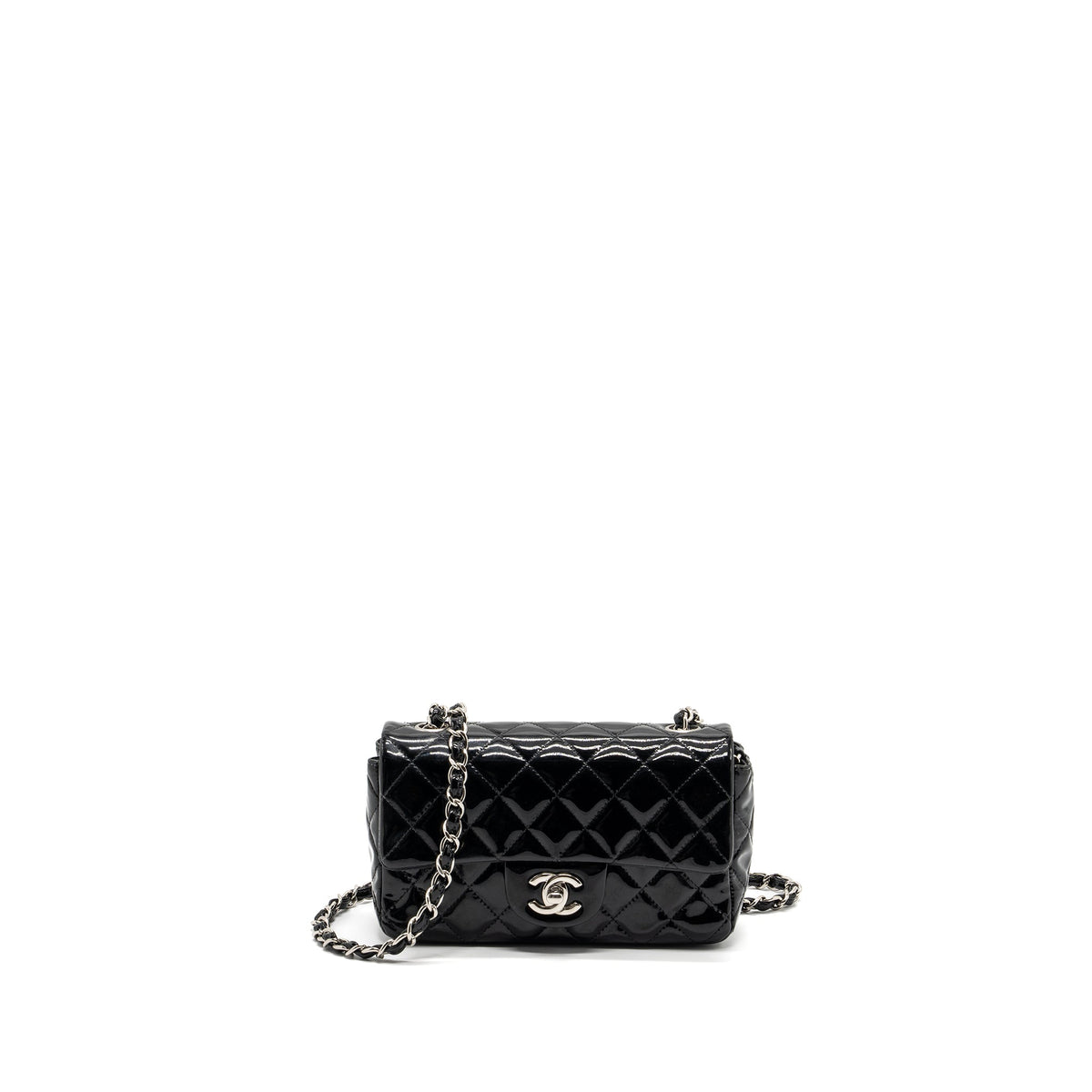 chanel-mini-rectangular-flap-bag-patent-black-shw