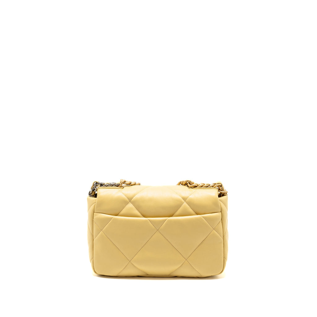 chanel-small-19-bag-lambskin-yellow-multicolour-hardware-microchip