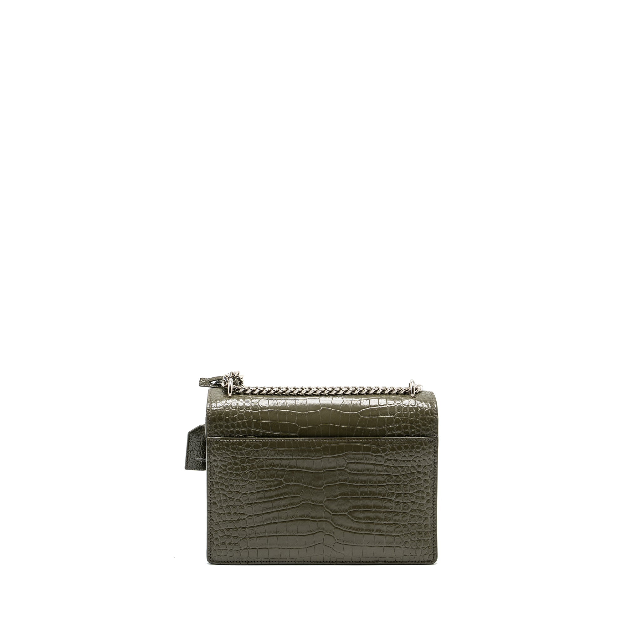 saint-laurent-ysl-sunset-bag-croc-embossed-calfskin-khaki-shw-copy-1
