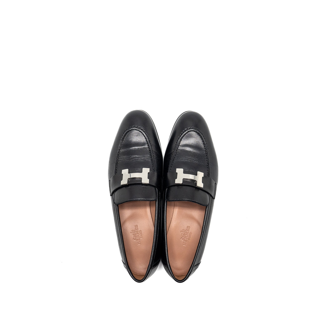 hermes-size-36-paris-loafer-goatskin-black-shw
