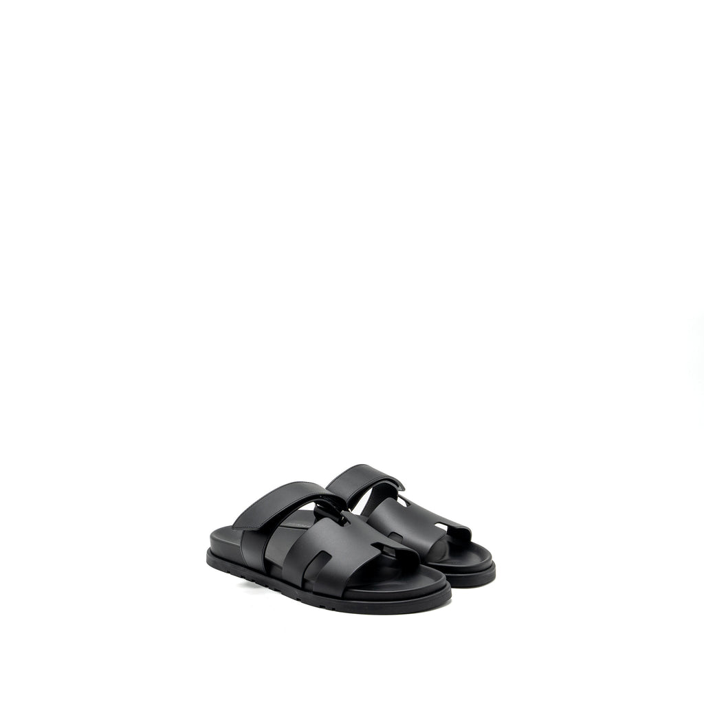 hermes-size-44-chypre-sandals-calfskin-black