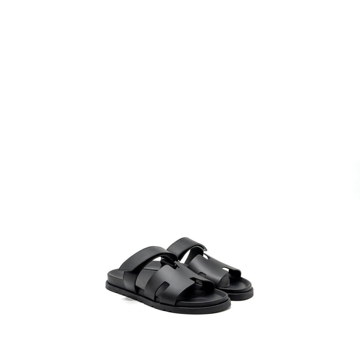 hermes-size-44-chypre-sandals-calfskin-black
