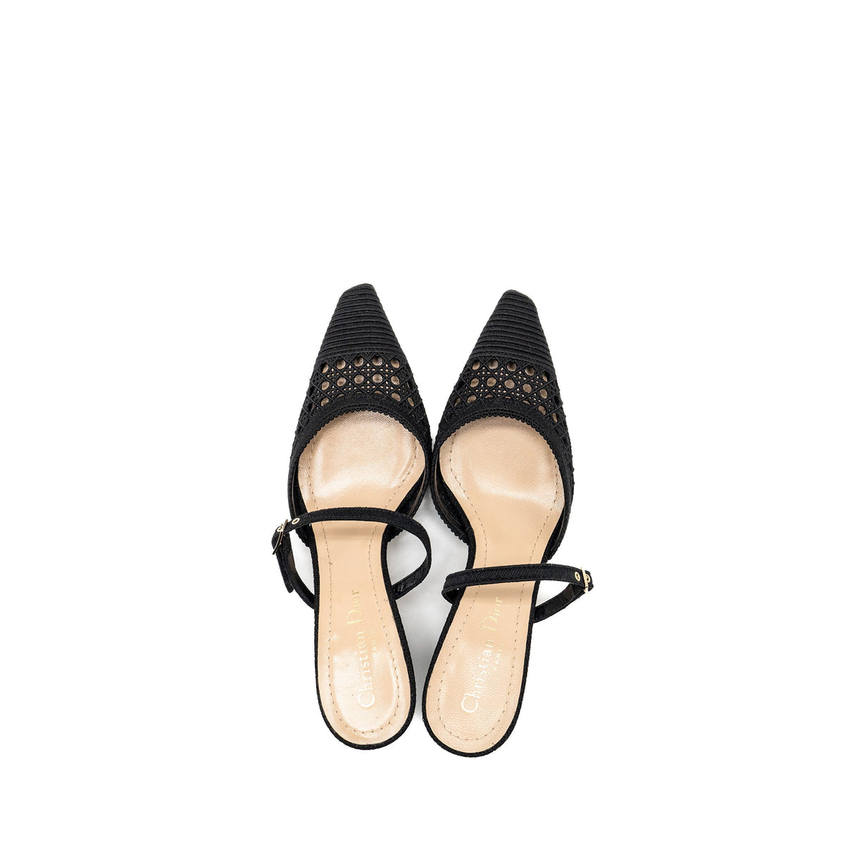 dior-size-35-5-capture-mule-sandals-cannage-black