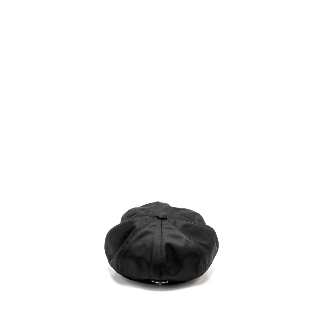 prada-size-m-re-nylon-newsboy-women-s-cap-black