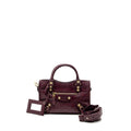balenciaga-mini-city-bag-croc-embossed-calfskin-burgundy-ghw