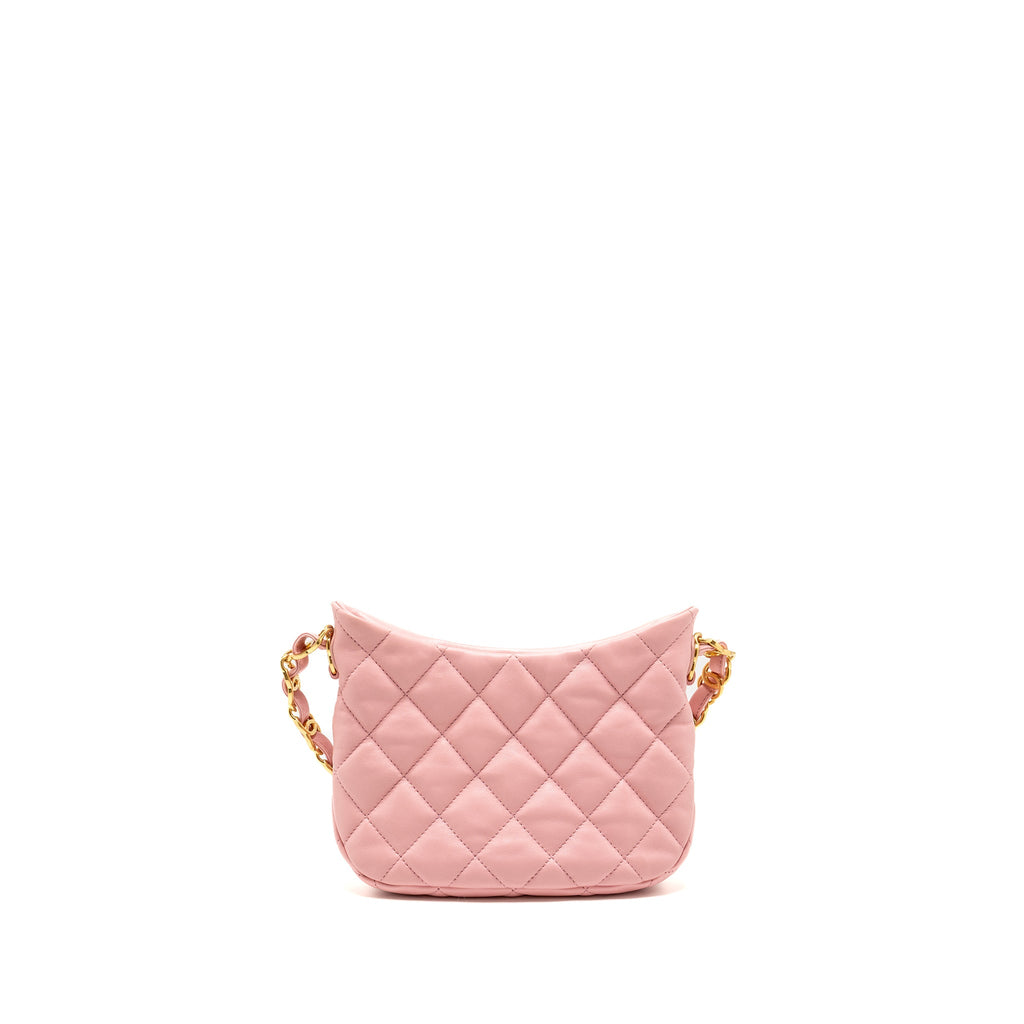 chanel-22k-hobo-shoulder-bag-with-logo-chain-lambskin-pink-ghw-microchip