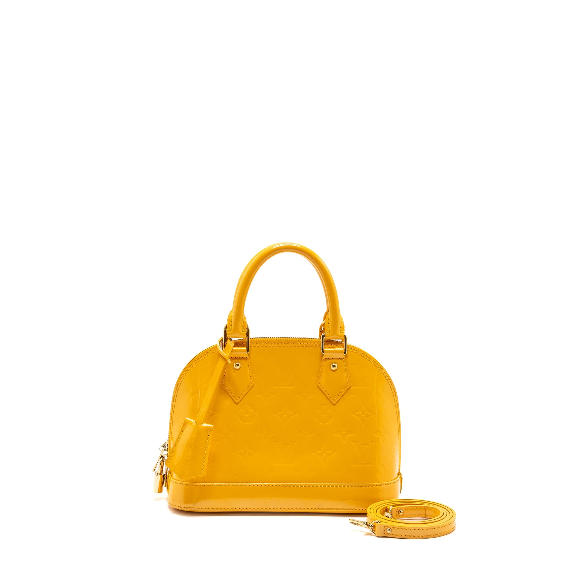 louis-vuitton-alma-bb-patent-leather-yellow-lghw