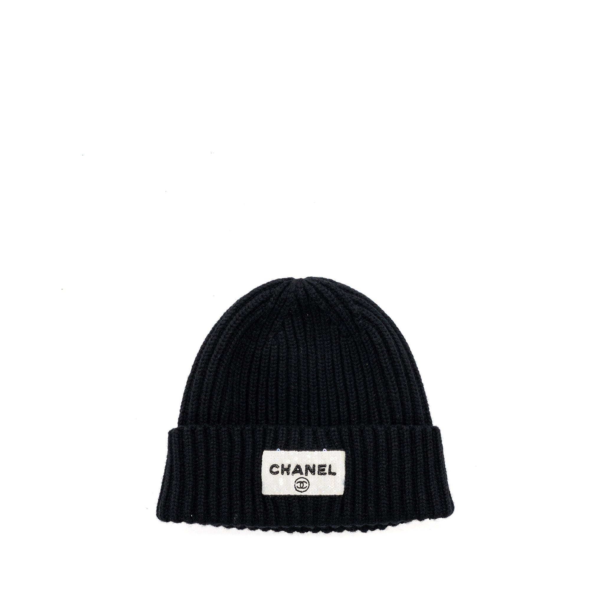 chanel-beanie-hat-cashmere-black