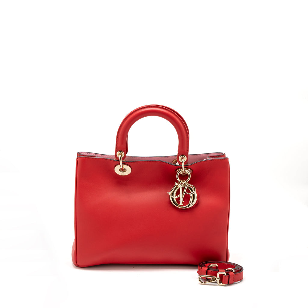dior-diorissimo-bag-calfskin-red-pink-lghw