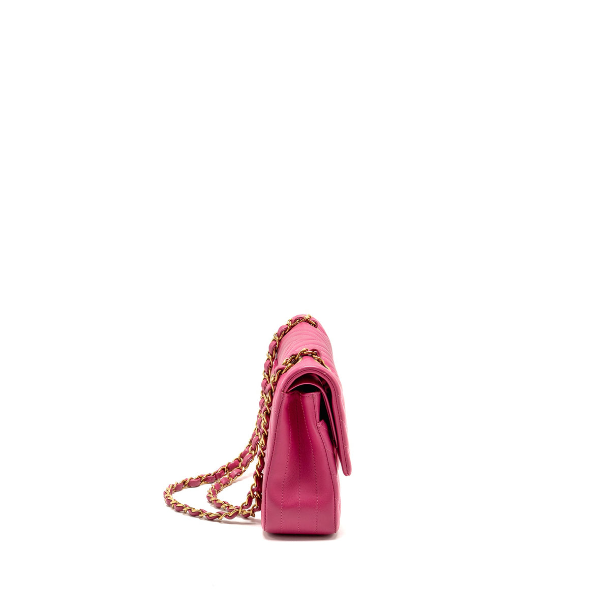 chanel-medium-chevron-classic-double-flap-bag-lambskin-pink-ghw-copy