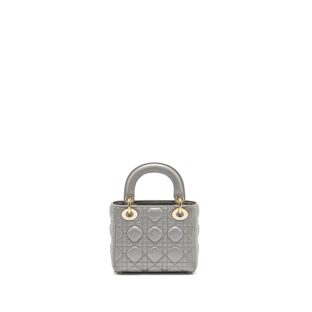 dior-mini-lady-dior-lambskin-grey-lghw-3