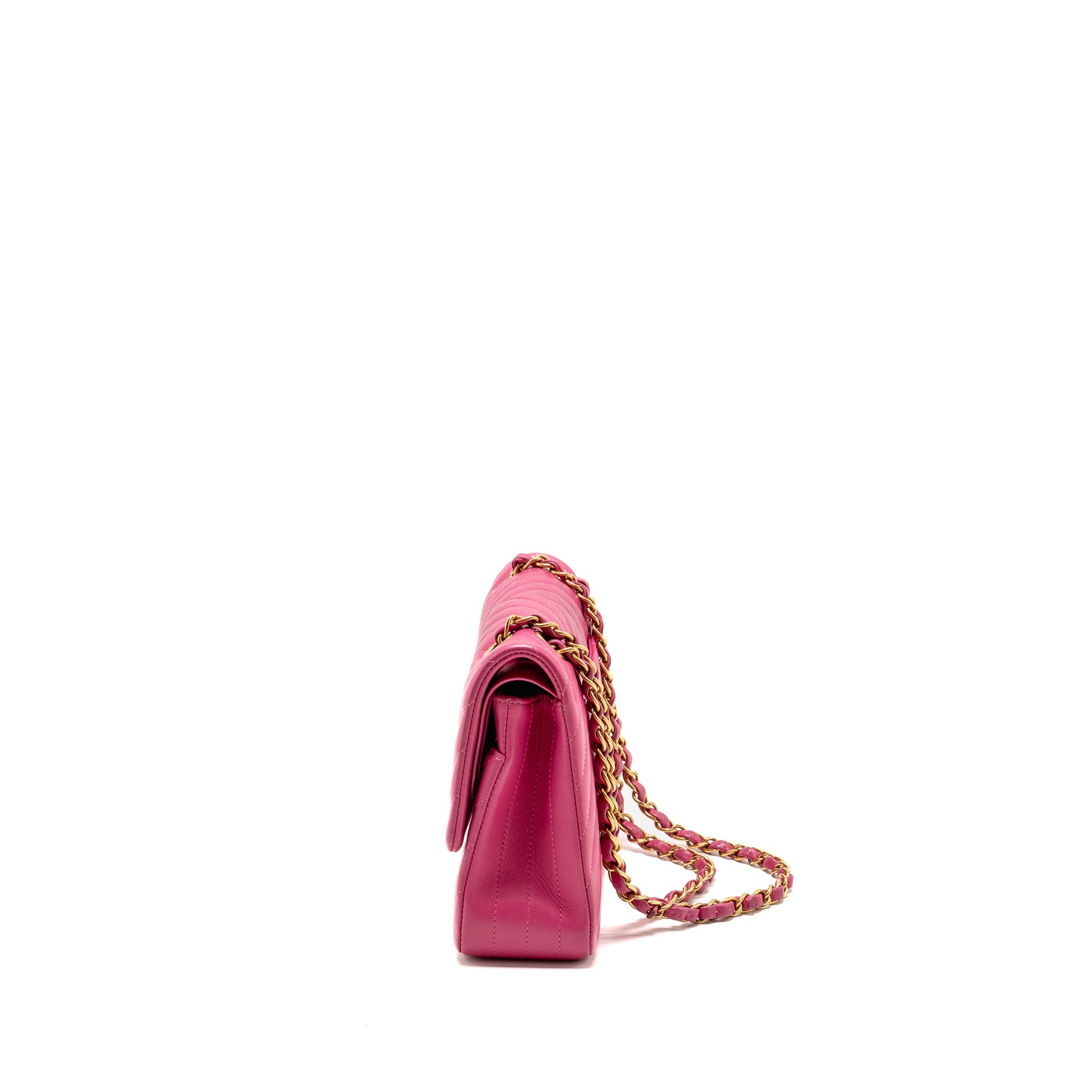 chanel-medium-chevron-classic-double-flap-bag-lambskin-pink-ghw-copy
