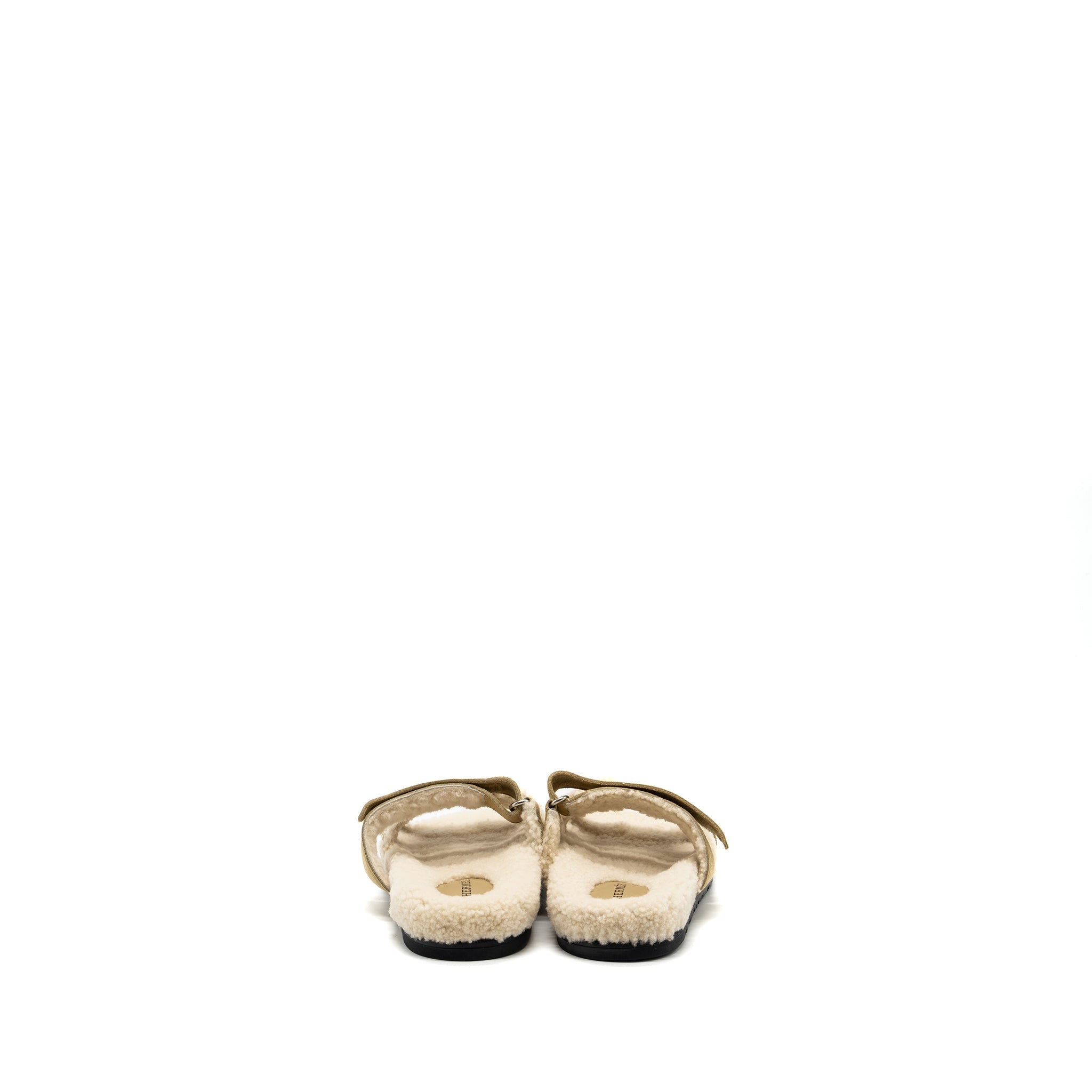 hermes-size-37-chypre-sandals-chevre-velours-beige-albatre