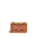 chanel-classic-double-flap-bag-python-leather-orange-shw-copy