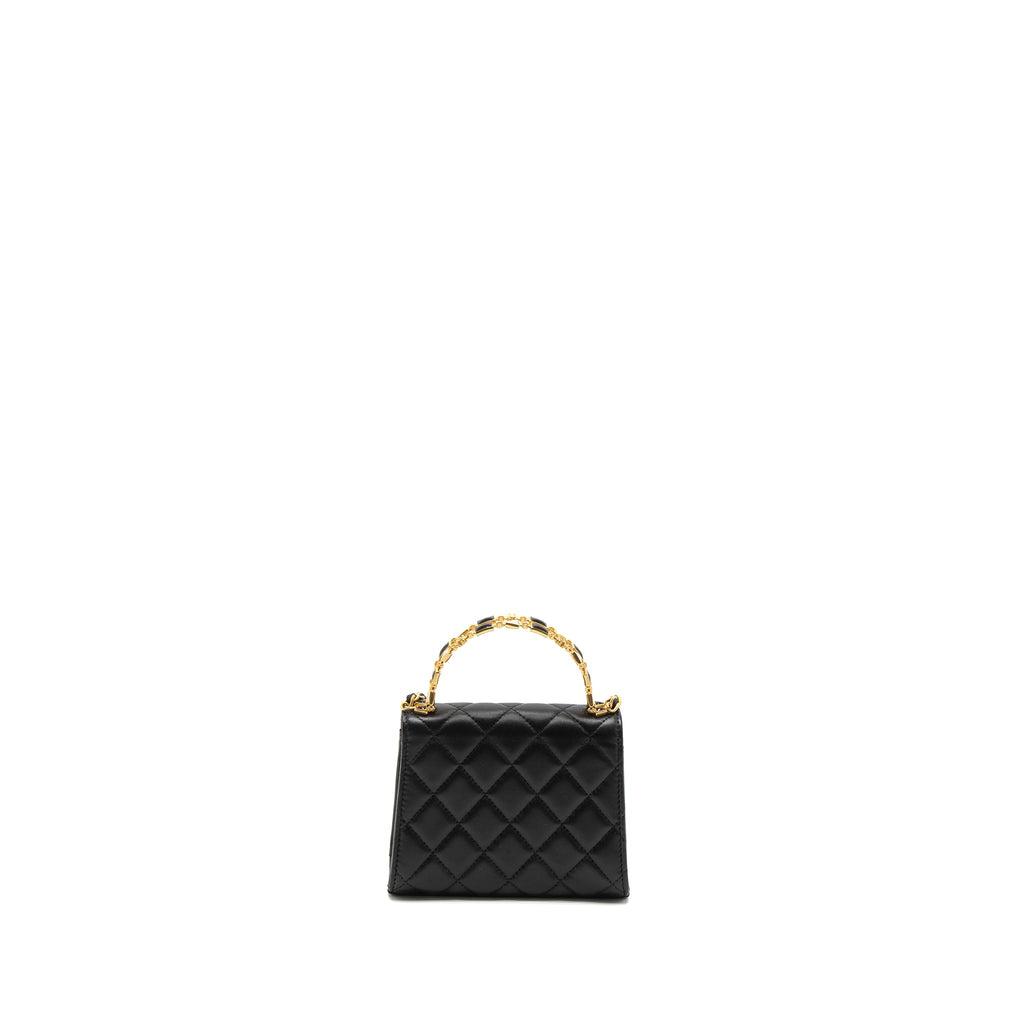 chanel-22b-flap-bag-enamel-top-handle-lambskin-black-brushed-ghw-microchip