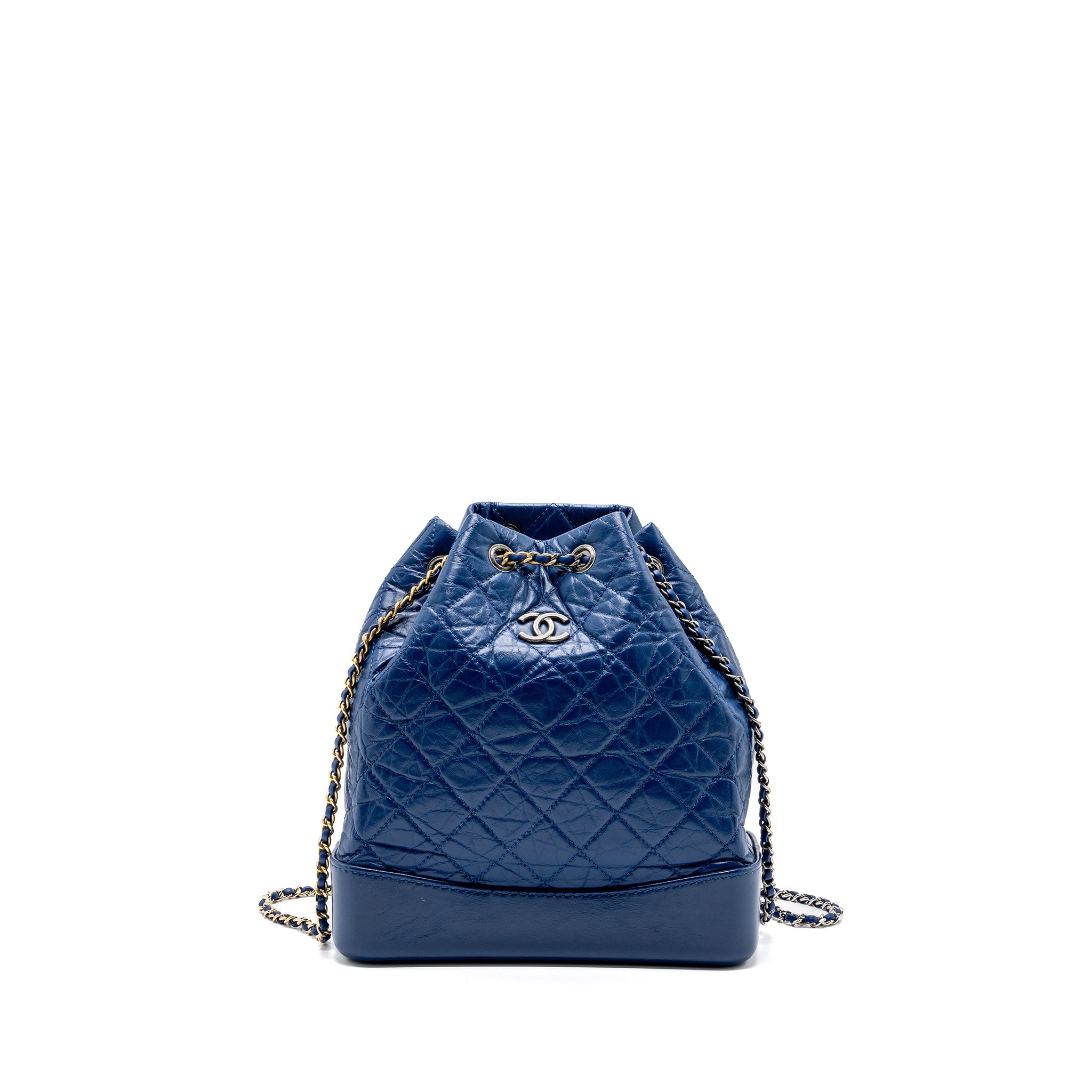 chanel-small-gabrielle-backpack-aged-calfskin-blue-multicolour-hardware