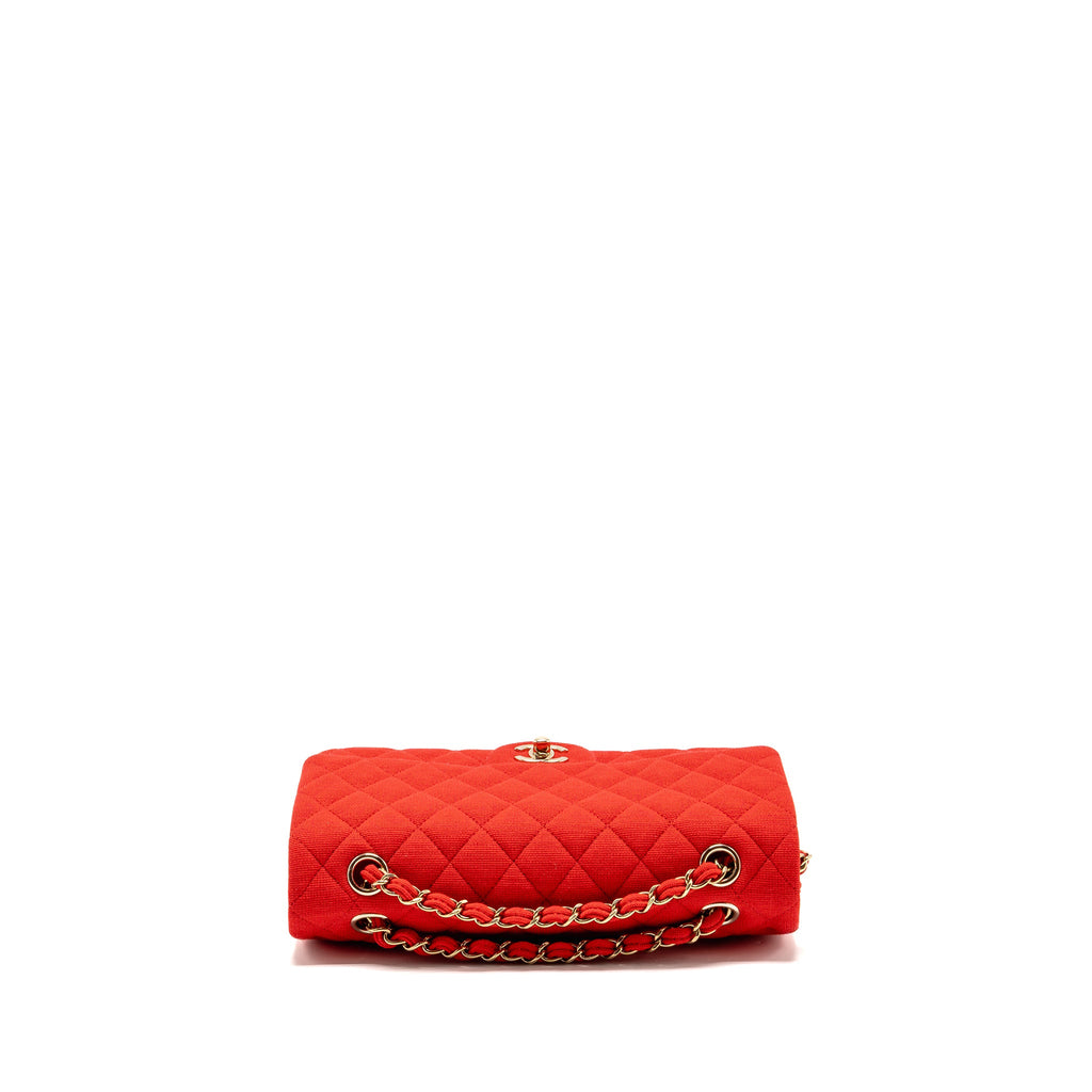 chanel-medium-classic-double-flap-bag-fabric-red-pink-lghw-microchip