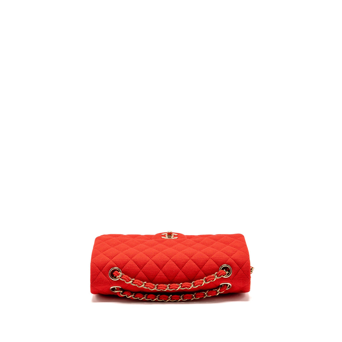 chanel-medium-classic-double-flap-bag-fabric-red-pink-lghw-microchip