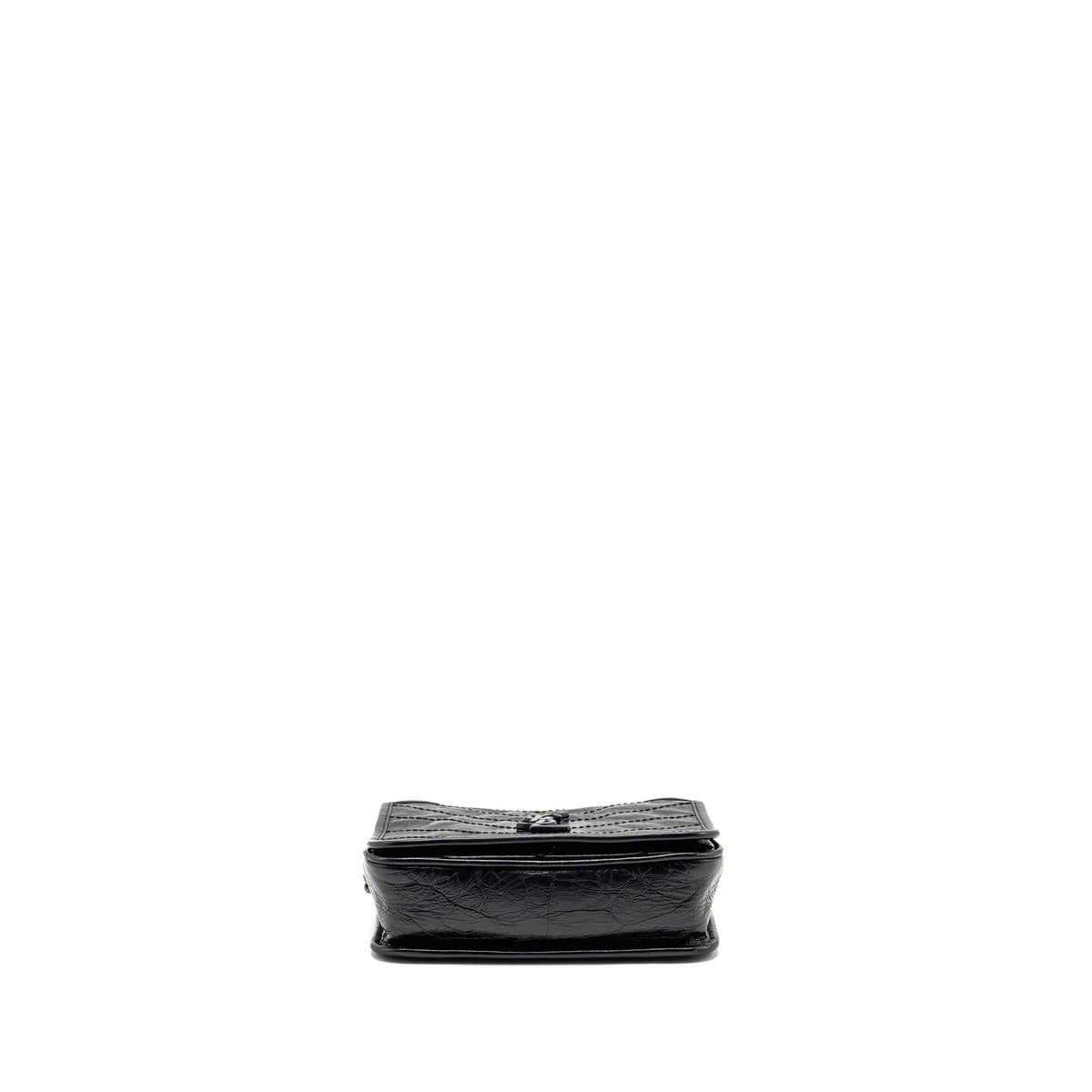 saint-laurent-ysl-niki-chain-wallet-crinkled-calfskin-black-shw