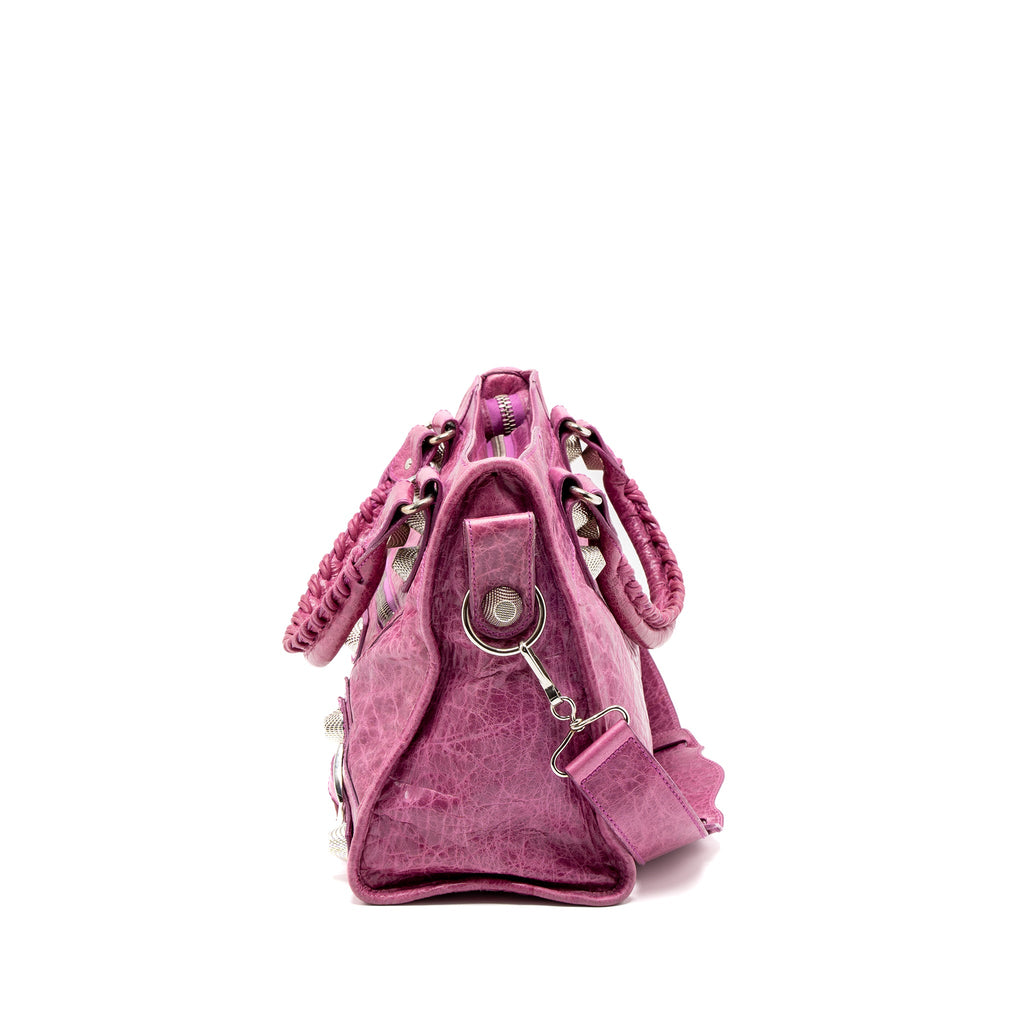 balenciaga-giant-city-bag-pink-shw