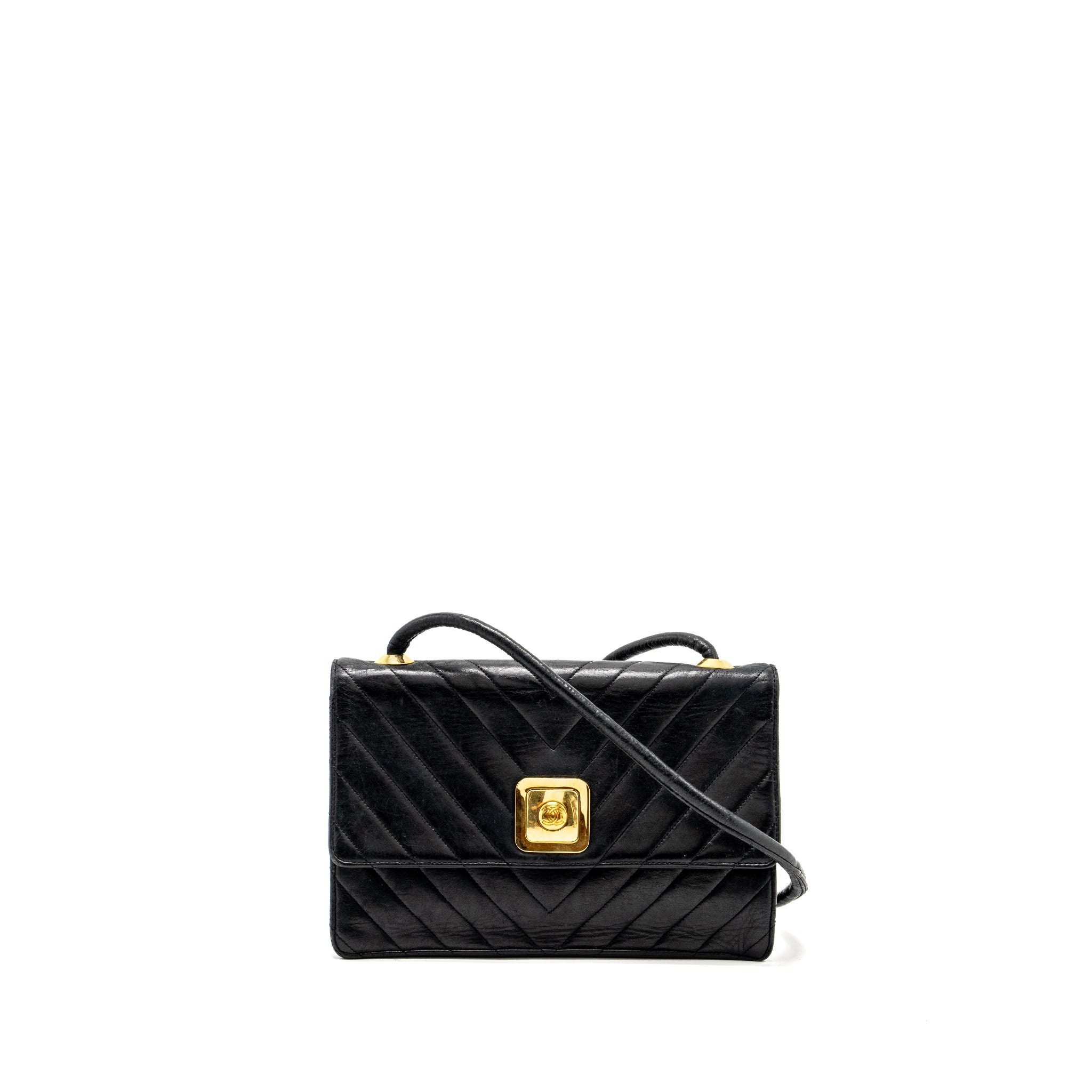 chanel-vintage-chevron-flap-bag-lambskin-black-ghw