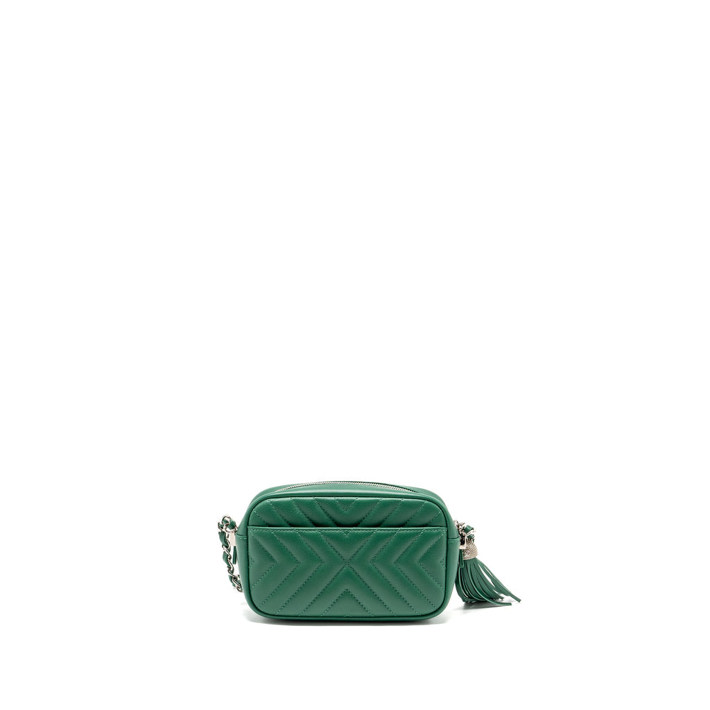 chanel-small-camera-bag-calfskin-green-shw