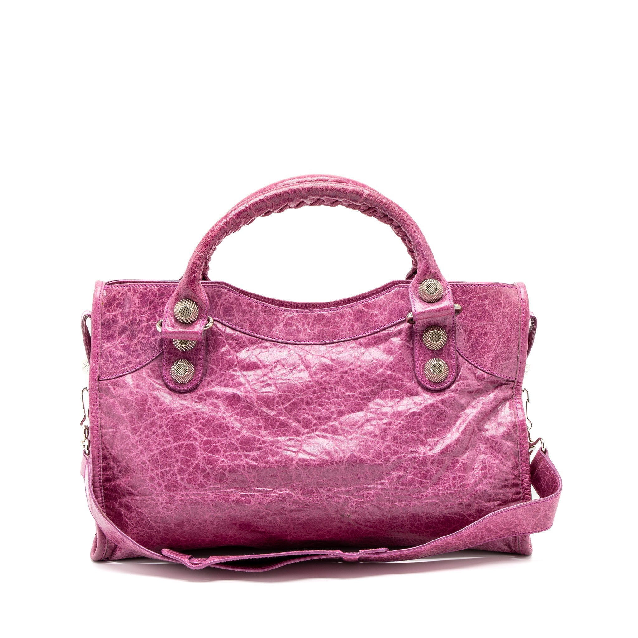 balenciaga-giant-city-bag-pink-shw
