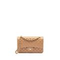 chanel-medium-classic-double-flap-bag-caviar-dark-beige-lghw