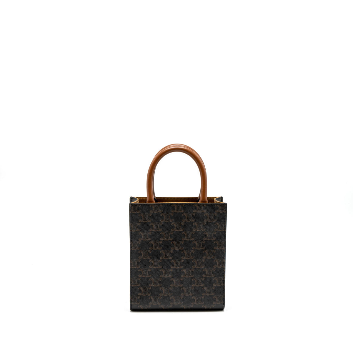 celine-mini-vertical-cabas-triomphe-canvas-brown-ghw