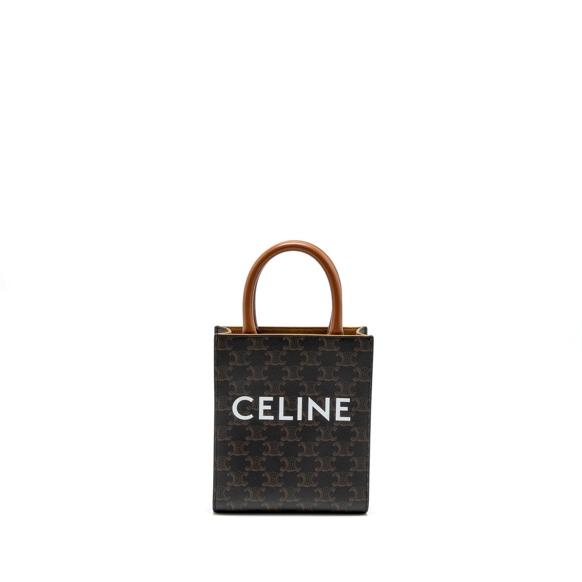 celine-mini-vertical-cabas-triomphe-canvas-brown-ghw
