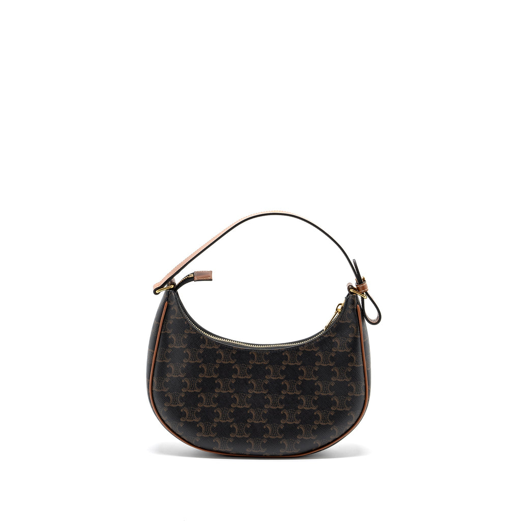 celine-ava-bag-triomphe-canvas-calfskin-brown-ghw