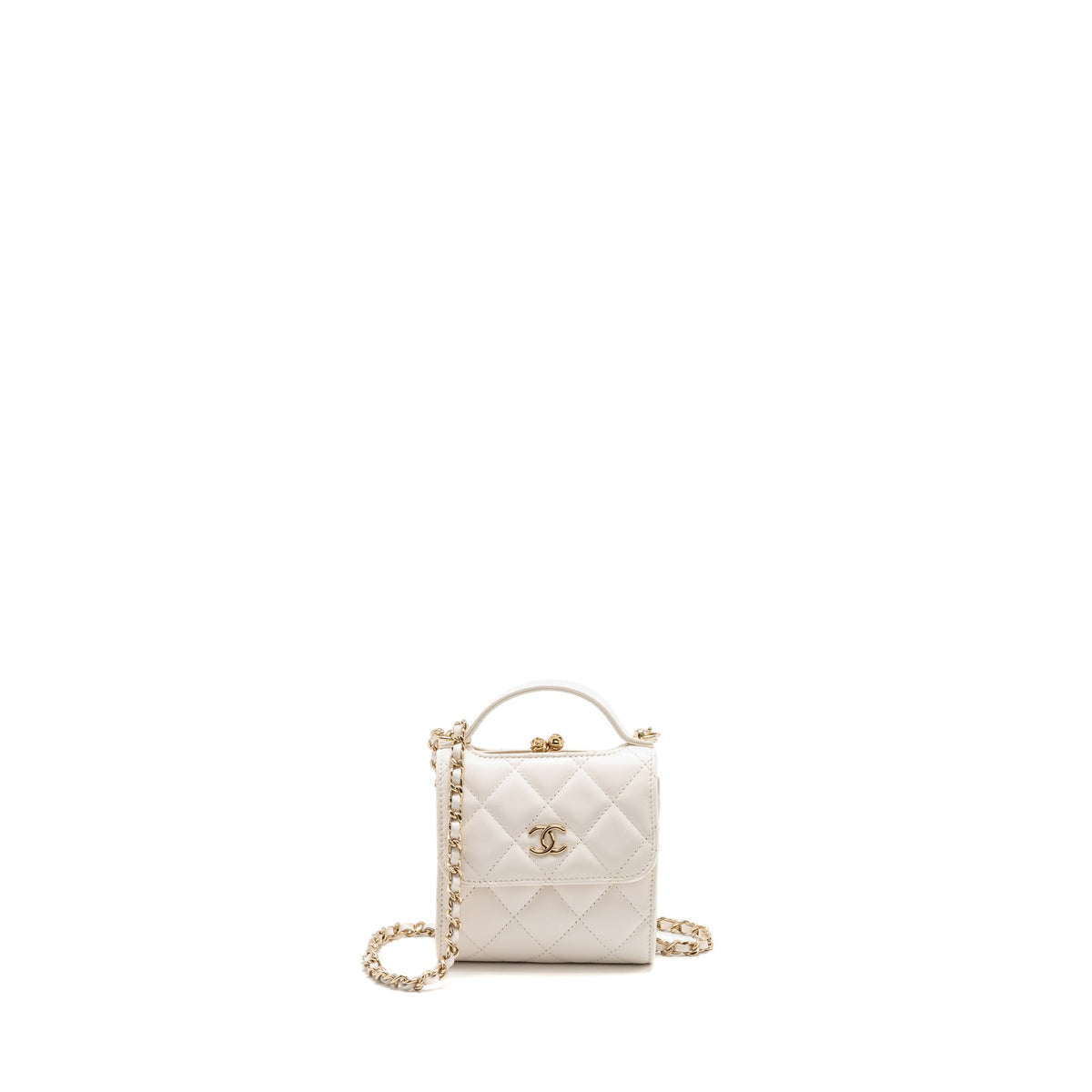 chanel-top-handle-flap-kiss-lock-mini-clutch-with-chain-lambskin-white-lghw-microchip-copy