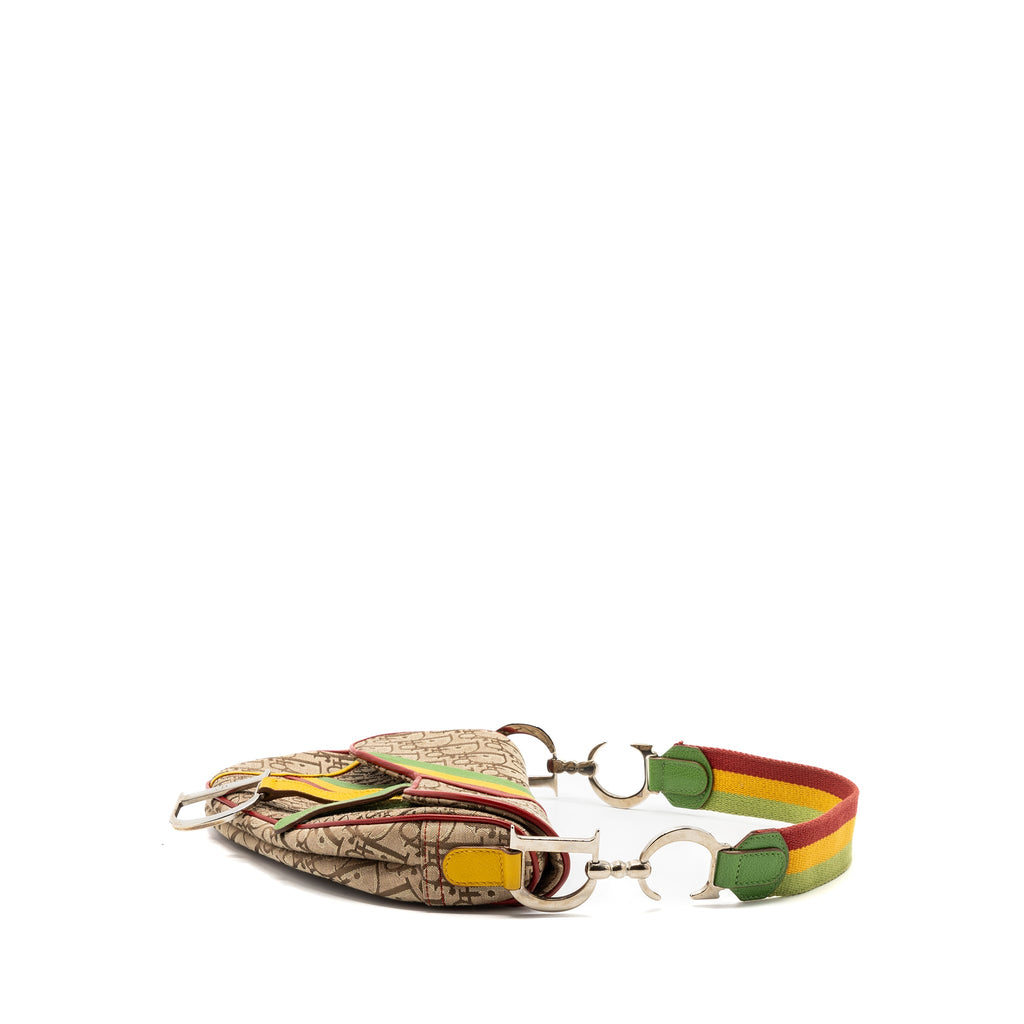 dior-vintage-saddle-bag-canvas-leather-multicolour-shw