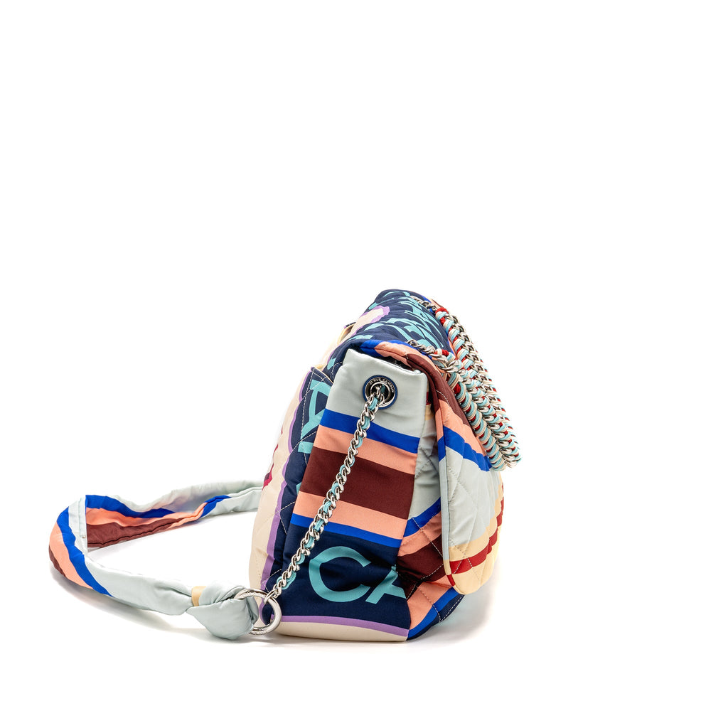 chanel-large-quilted-single-flap-bag-fabric-multicolour-shw-copy