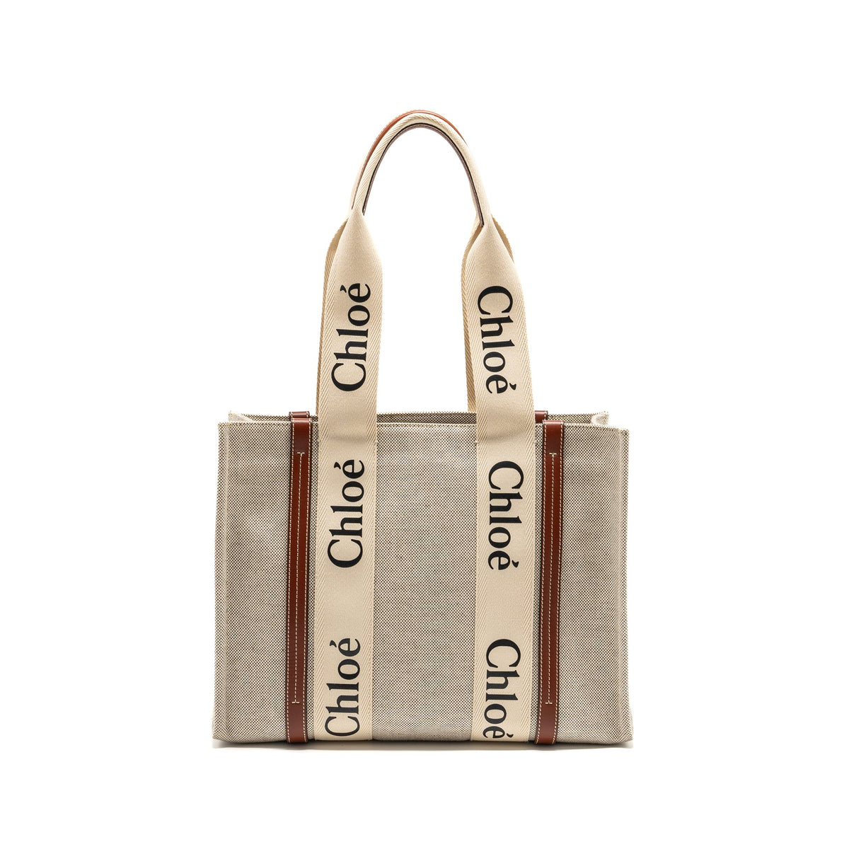 chloe-woody-tote-bag-canvas-ivory-brown