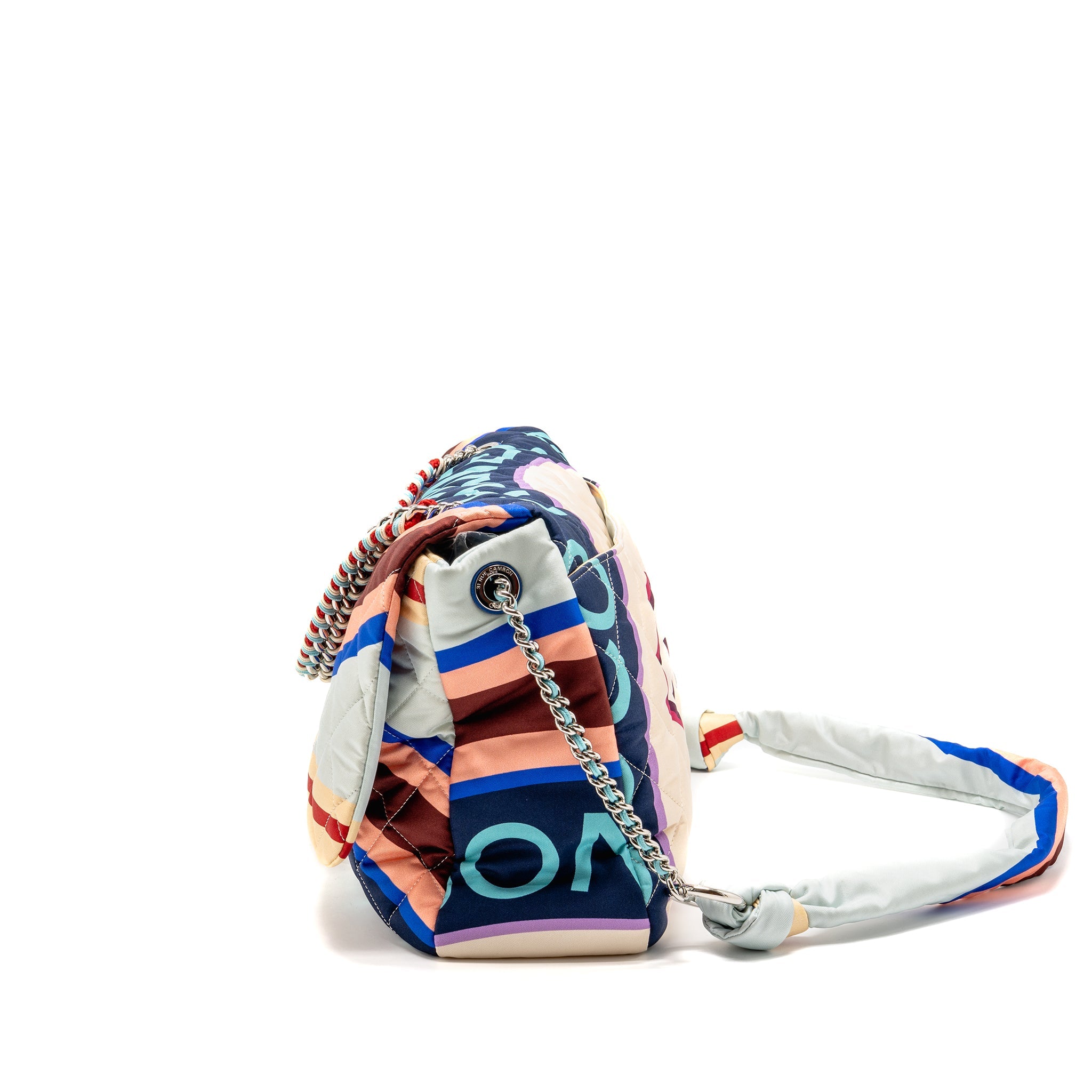 chanel-large-quilted-single-flap-bag-fabric-multicolour-shw-copy