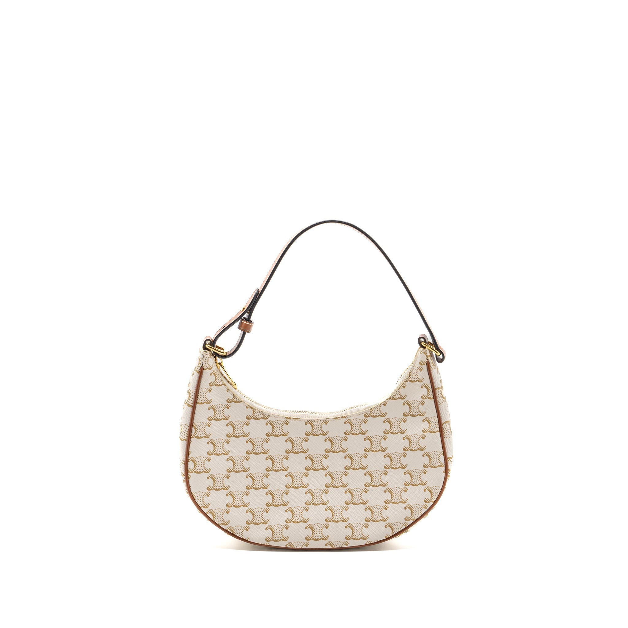 celine-ava-bag-triomphe-canvas-calfskin-white-ghw-1