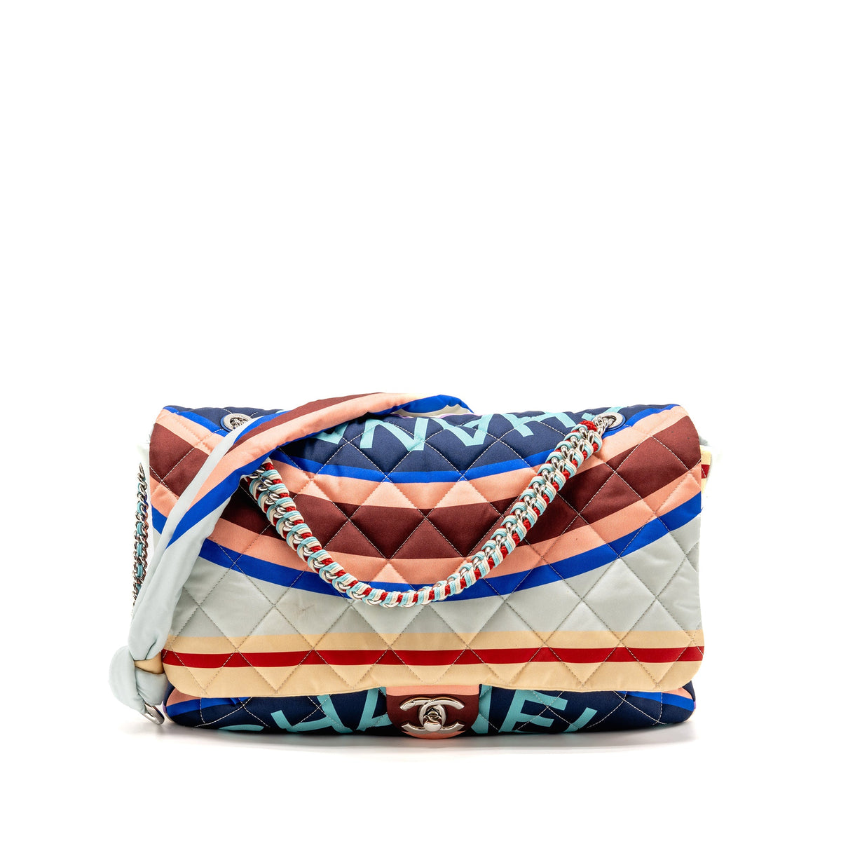 chanel-large-quilted-single-flap-bag-fabric-multicolour-shw-copy