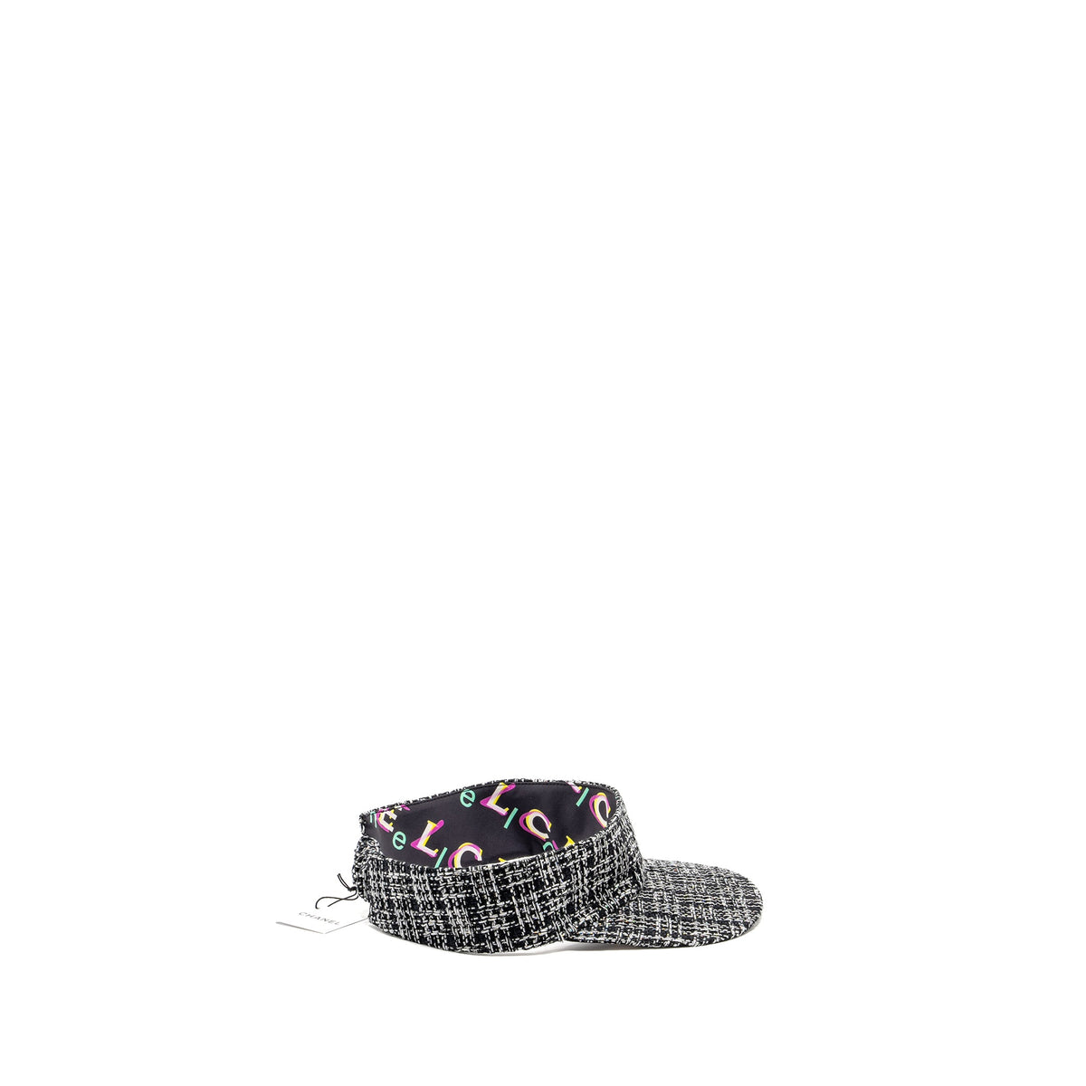 chanel-visor-cap-tweed-polyamide-multicolour-copy