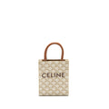 celine-mini-vertical-cabas-triomphe-canvas-calfskin-white-ghw