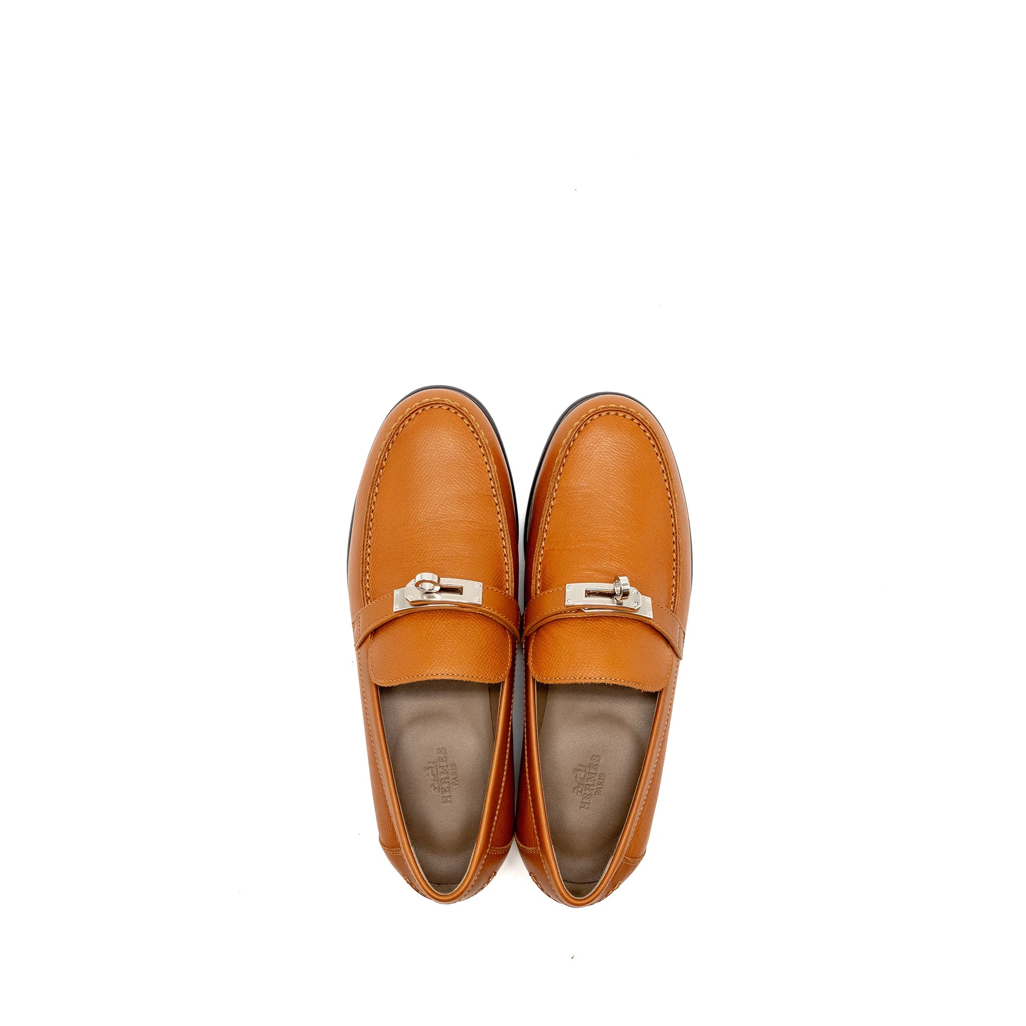 hermes-size-37-5-destin-loafer-calfskin-natural-shw