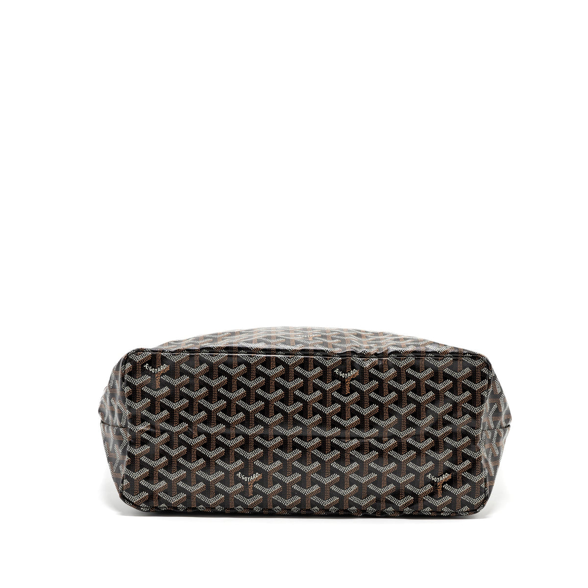 goyard-saint-louis-pm-tote-canvas-black-brown-shw
