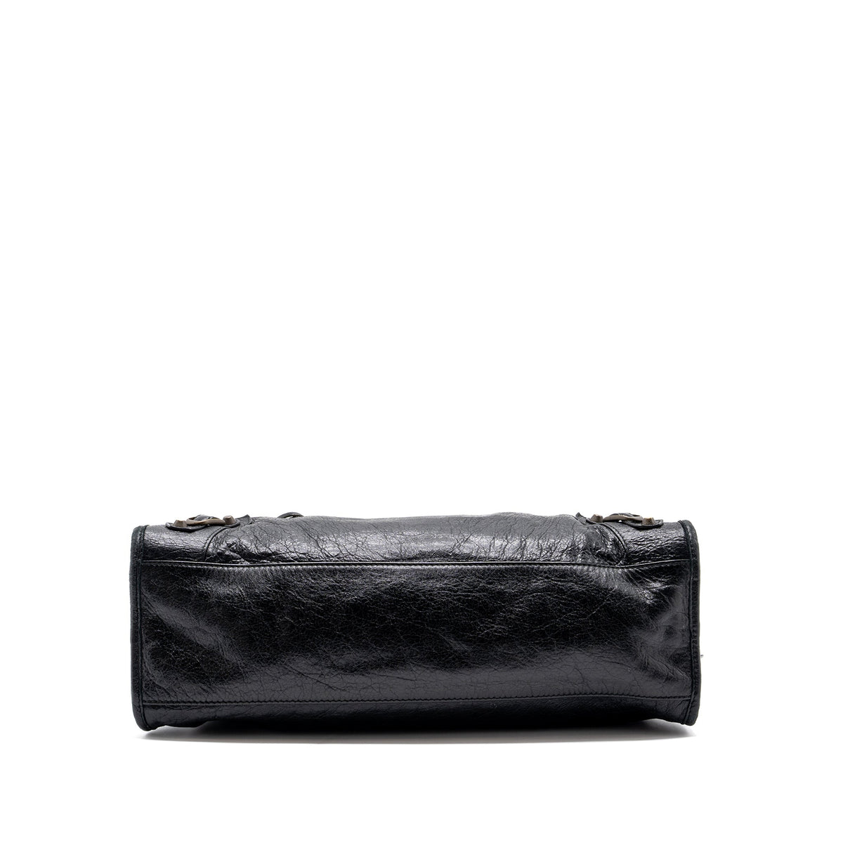 balenciaga-classic-city-bag-leather-black-ruthenium-gold-hardware