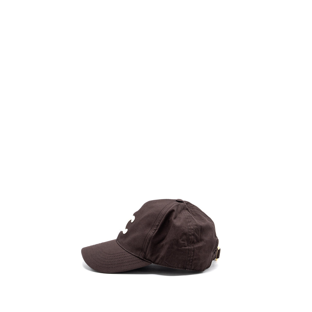 celine-size-s-triomphe-baseball-cap-cotton-cacao