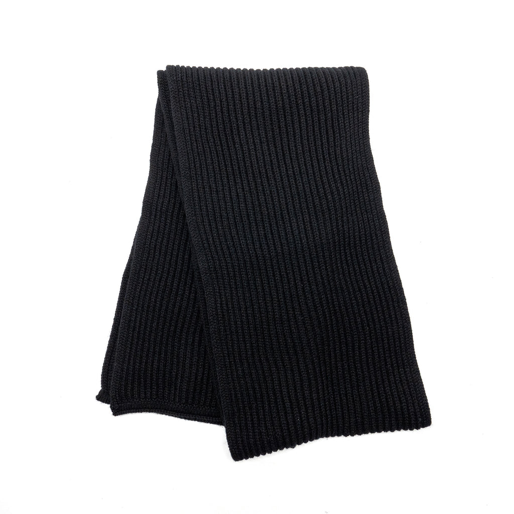 chanel-letter-and-cc-logo-scarf-cashmere-black-copy