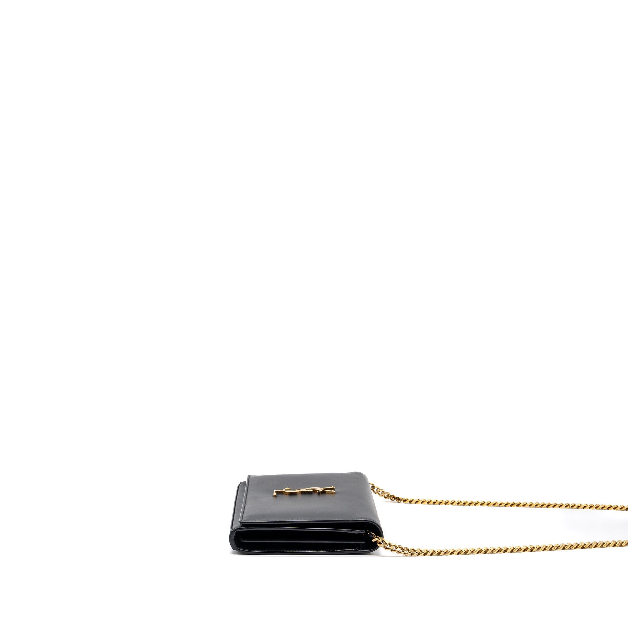 saint-laurent-flap-chain-bag-lambskin-black-ghw
