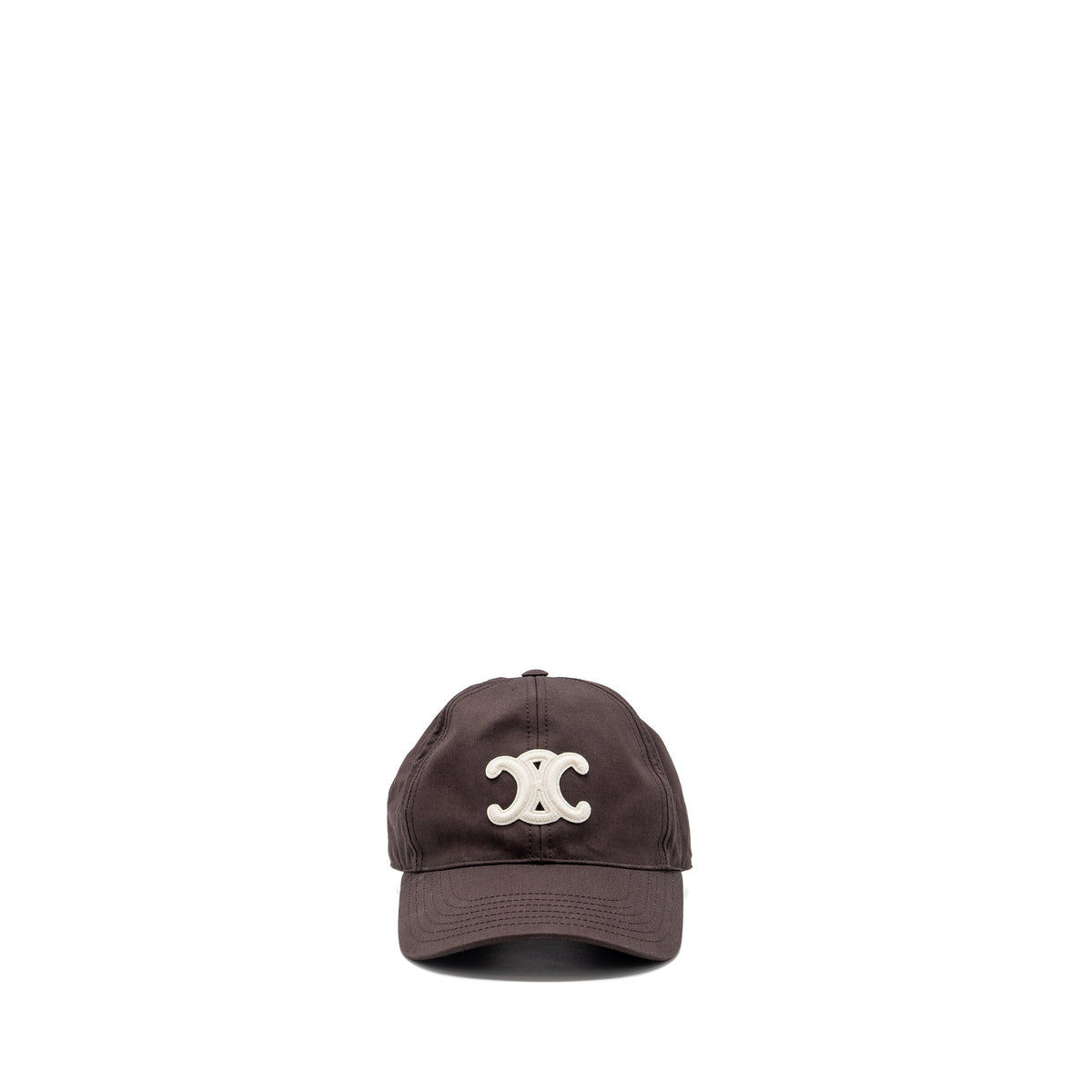 celine-size-s-triomphe-baseball-cap-cotton-cacao